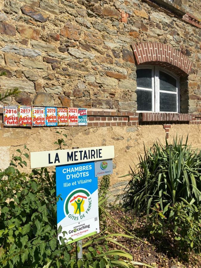 La Metairie Bed & Breakfast Domloup Eksteriør bilde